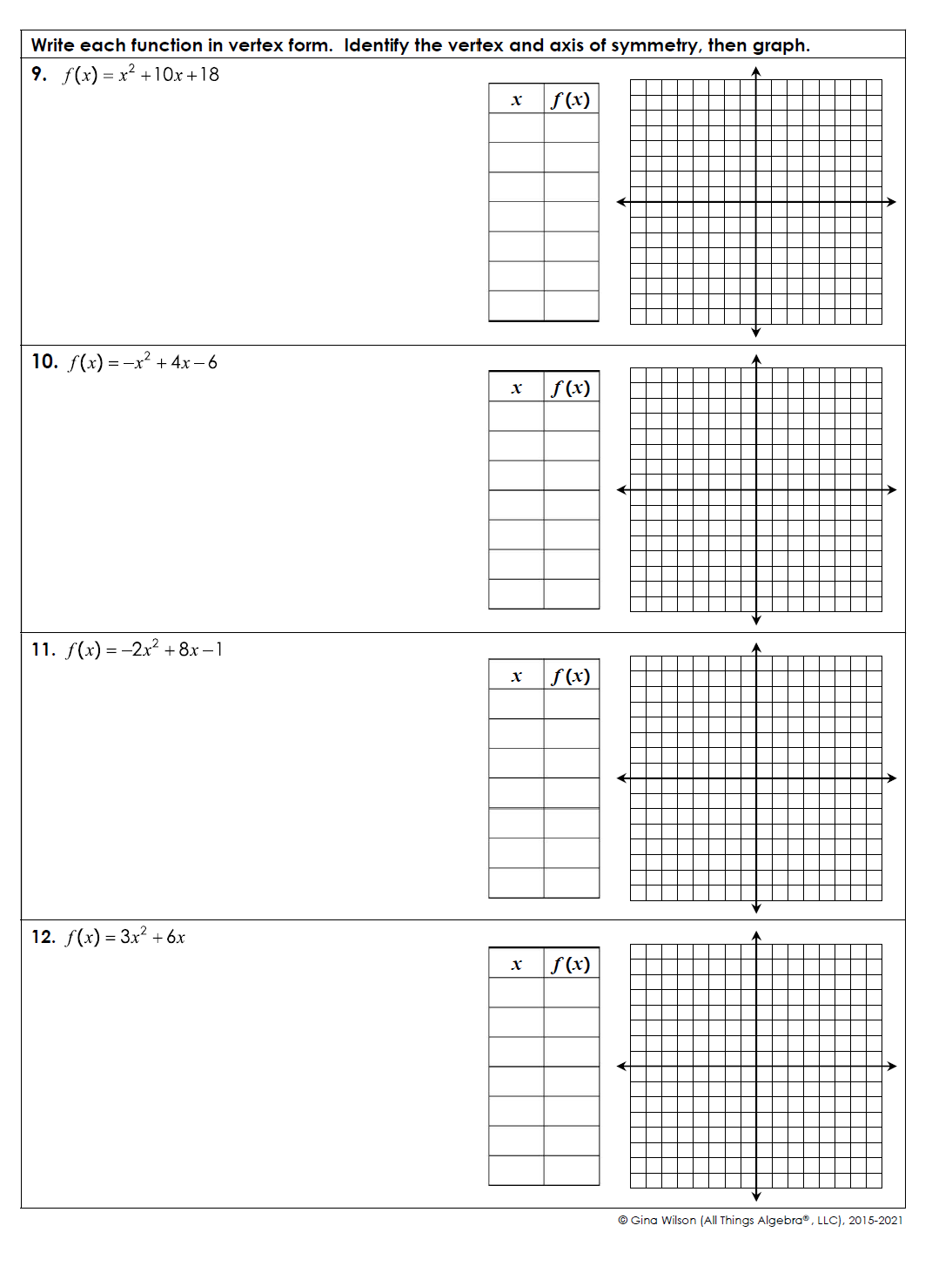 Assignment 24 - Converting to Vertex Form - Page 2.png